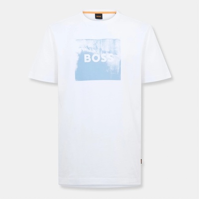 Boss Тениска Boss Men's Wheel Cotton T-Shirt - White