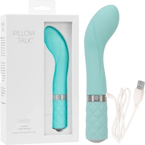 Pillow Talk Sassy - вибратор за G-точка - акумулаторен - тюркоаз