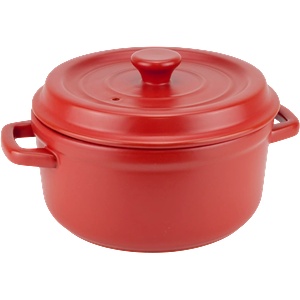 HORECANO HOME-Касерола 4.5L Ø25xh12cm ЧЕРВЕНА (HC-08268) (0108268)