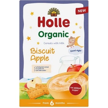 Holle БИО млечна каша ябълки и бисквити 250г