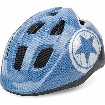 Polisport Аксесоар за велосипед Polisport, JUNIOR HELMET - JEANS ( S= 52/ 56 ), BLUE / WHITE - 8740400019 Каски, 13525 (AM5563)