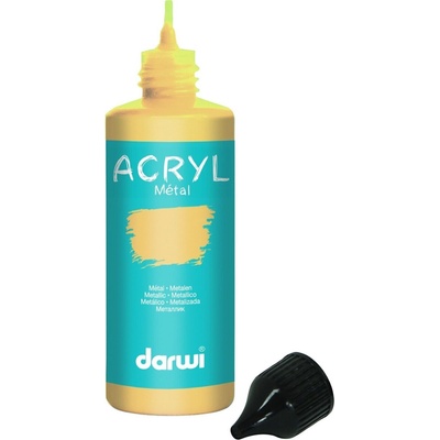 Darwi Metallic АКРИЛНА боя Gold 80 ml 1 бр (DA0230080050C)
