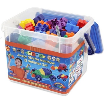 Morphun Junior Starter Rainbow 12 Vehicles 140
