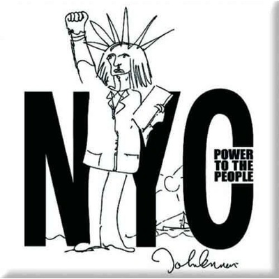 John Lennon NYC Power to the People Магнит (JLMAG14)