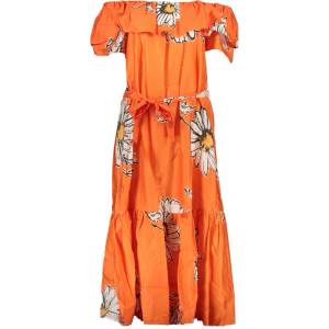Desigual Дамска дълга рокля desigual, Цвят Оранжев (24swvw02_ar7002)