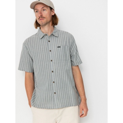 Brixton Cru Oxford Stripe (basalt blue/whitcap stripe)