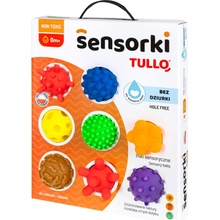 TULLO Senzorické míčky Sensorki 8 ks bez otvoru