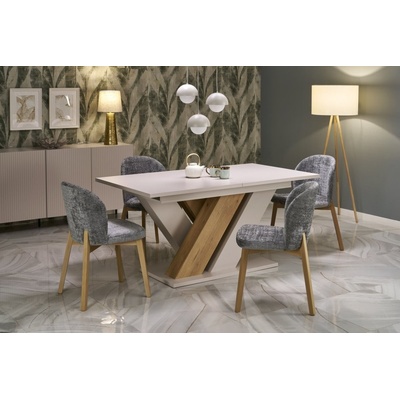 Halmar Rozkládací jídelní stůl BRANDON 160(200) x 90 kašmír dub cremona