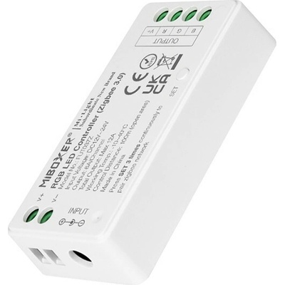 KPLED, Zigbee přijímač pro RGB LED pásky, 12-24VDC, 12A, Zigbee 3.0, Hue, Echo, FUT037Z, Mi-light