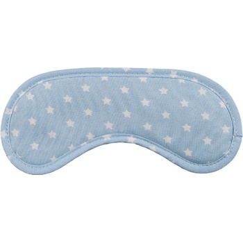 SCANquilt maska na spaní hvězdičky světle modrá 19 x 8 cm