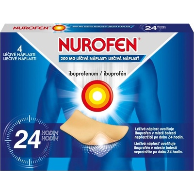 Reckitt Benckiser Nurofen 200 mg liečivá náplasť 4 ks