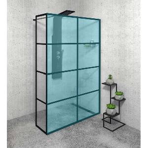 SAPHO Cure Black - Допълнителен панел за душ-преграда, 200x35 см, матово черно CB350 (CB350)