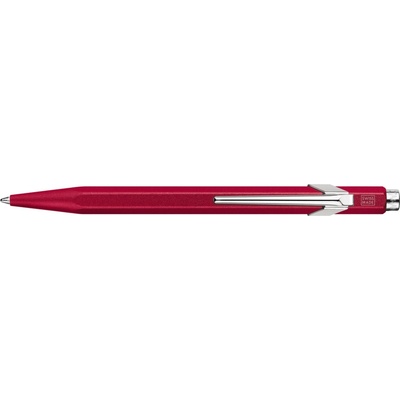 Caran d'Ache 849 Colormat-X modrá náplň M červené tělo