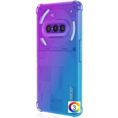 Nothing Phone (3a) Удароустойчив ENKAY2 Силиконов Калъф и Протектор
