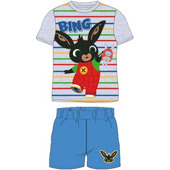 Chlapecké pyžamo Králíček Bing modré kraťasy Modrá