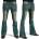 Wornstar Унисекс панталони (дънки) WORNSTAR - Hellraiser Side Zipper - Vintage Blue - WSP-HRBSZV