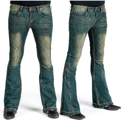 Wornstar Унисекс панталони (дънки) WORNSTAR - Hellraiser Side Zipper - Vintage Blue - WSP-HRBSZV