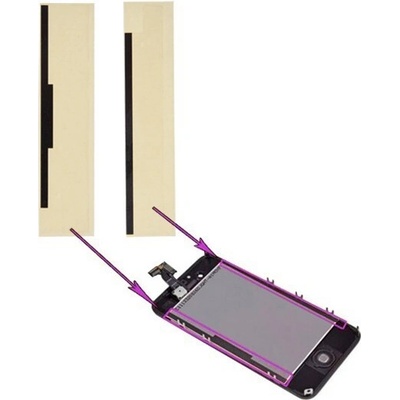 AppleMix Antistatická samolepiaca páska na LCD displej pre Apple iPhone 4 / 4S