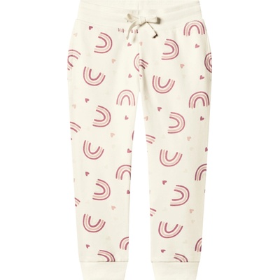 Lupilu Dětské tepláky bílá světle růžová