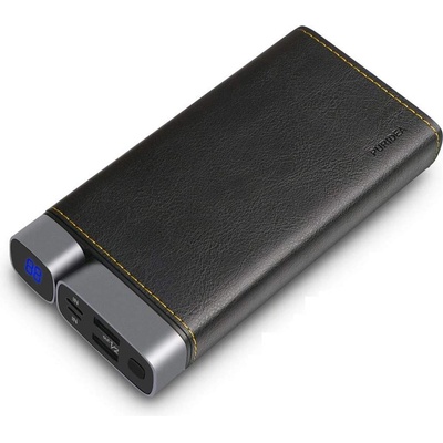 PURIDEA X02 Power Bank 26000 mAh - външна батерия с два USB и USB-C изходи (черен)