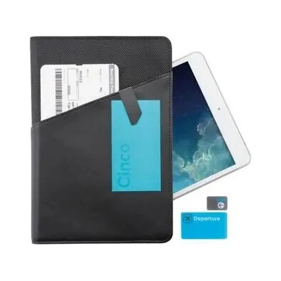 XD Design Komo 7-8 univerzální kožené pouzdro s držákem na tablet P320.871 černé