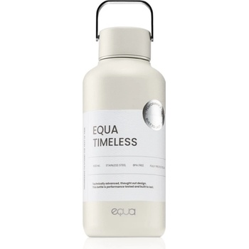 EQUA Timeless неръждаема бутилка за вода малка боя Off White 600ml