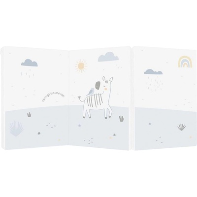 Kikka boo Сгъваем матрак 60/120/5 cm Stripy Friends (kikka-31107020053)