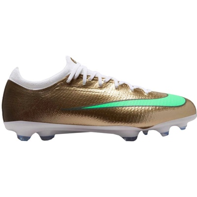 Nike MERCURIAL VAPOR 17 PRO FG KM JR Zlatá Tyrkysová Biela