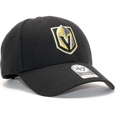 47 Brand Vegas Golden Knights MVP Black Strapback černá / zlatá / šedá