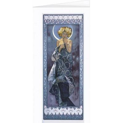 Blahopřání Alfons Mucha – The Moon