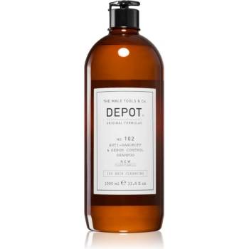 Depot No. 102 Anti-Dandruff & Sebum Control Shampoo šampon pro obnovení rovnováhy mastné pokožky hlavy 1000 ml