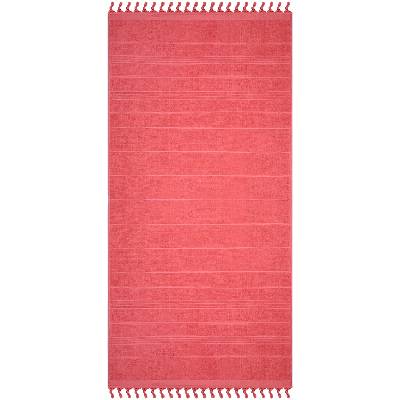 Плажна кърпа Rakla - Инес, 100% памук, пепел от рози, 90 х 175 cm (Rakla 213)