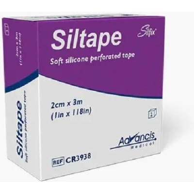 Siltape fixační páska silikonová nesterilní 2 cm x 3 m