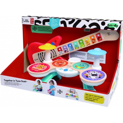 HaPe International Комплект сензорни играчки Hape International - Китара и барабани (H800910)