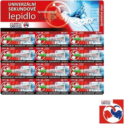 CARTELL Slon sekundové lepidlo 12x3 g