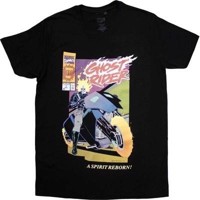 Tričko Ghost Rider Spirit Reborn Comic Cover čierna