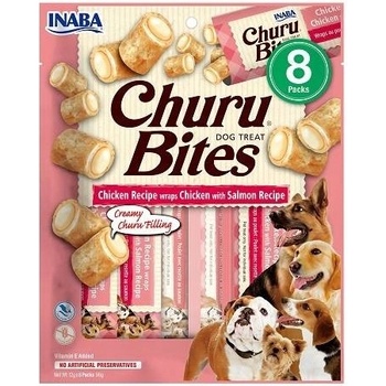 Churu Dog Bites Chicken wraps Chicken+Salmon 8 x 12 g