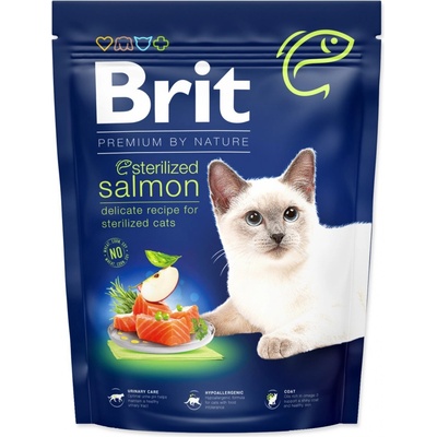 Brit Premium by Nature Cat. Sterilized Salmon 8 kg