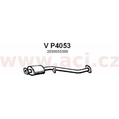 Střední díl výfuku FENNO/IMASAF ACI V P4053
