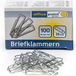  Кламери никелирани 26 mm Office Point 100 бр (1903004-1402610-00)