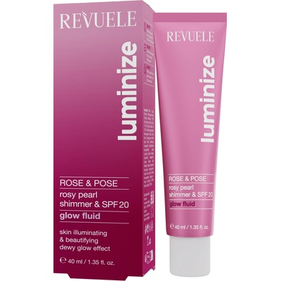 Revuele Luminize rozjasňující fluid SPF 20 Rose & Pose 40 ml