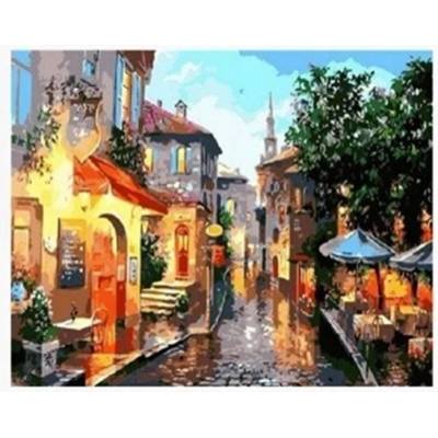 Norimpex - Puzzle Diamant painting: Colorful street 30x40cm - 1 - 39 piese