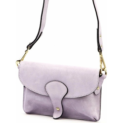 Luka dámska semišová crossbody kabelka fialová 24-071