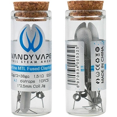 Vandy Vape Superfine MTL Fused Clapton Coil Kanthal A1 AGW 32ga*2+38ga 10ks