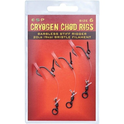 ESP náväzce Cryogen Chod Rig Barbless veľ.6