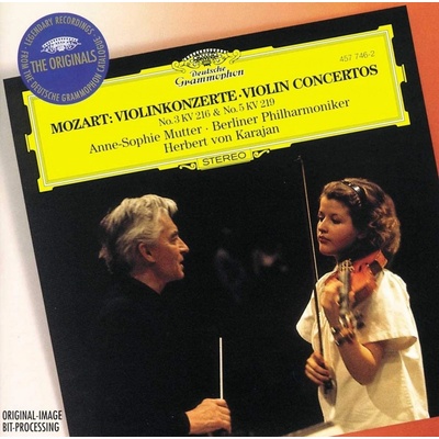 Mutter, Berliner Philharmoniker, Karajan: Mozart: Violin Concertos Nos. 3 & 5 CD