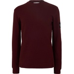 Calvin Klein Jeans Фланелка с дълъг ръкав Calvin Klein Jeans Waffle Long Sleeve Top - Mocha Moment