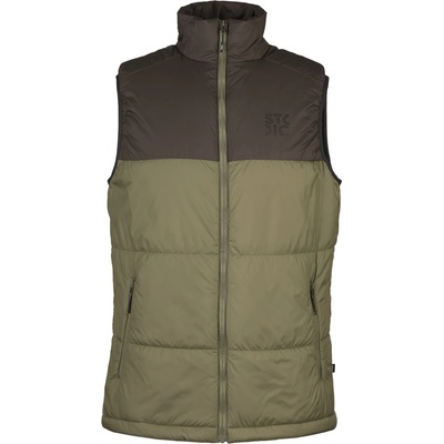 Stoic Мъжки вълнен елек Stoic MountainWool120 StorboSt. II Vest Winter vest - Black Olive / Olive Green - размер XL (032-1610-0114)
