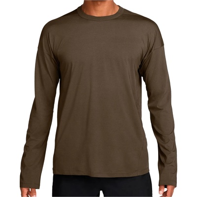 Nike Мъжка блуза с дълъг ръкав Nike Dri-Fit 24.7 Inner Strength Jersey Knit L/S Top Longsleeve - Dark Hazel / Black / Velvet Brown - размер M (217-0731-0212)