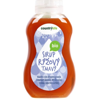 BIO COUNTRY LIFE Sirup ryžový tmavý 250 ml